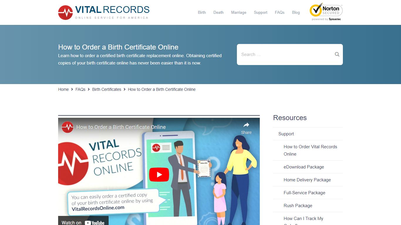How to Order a Birth Certificate Online - Vital Records Online